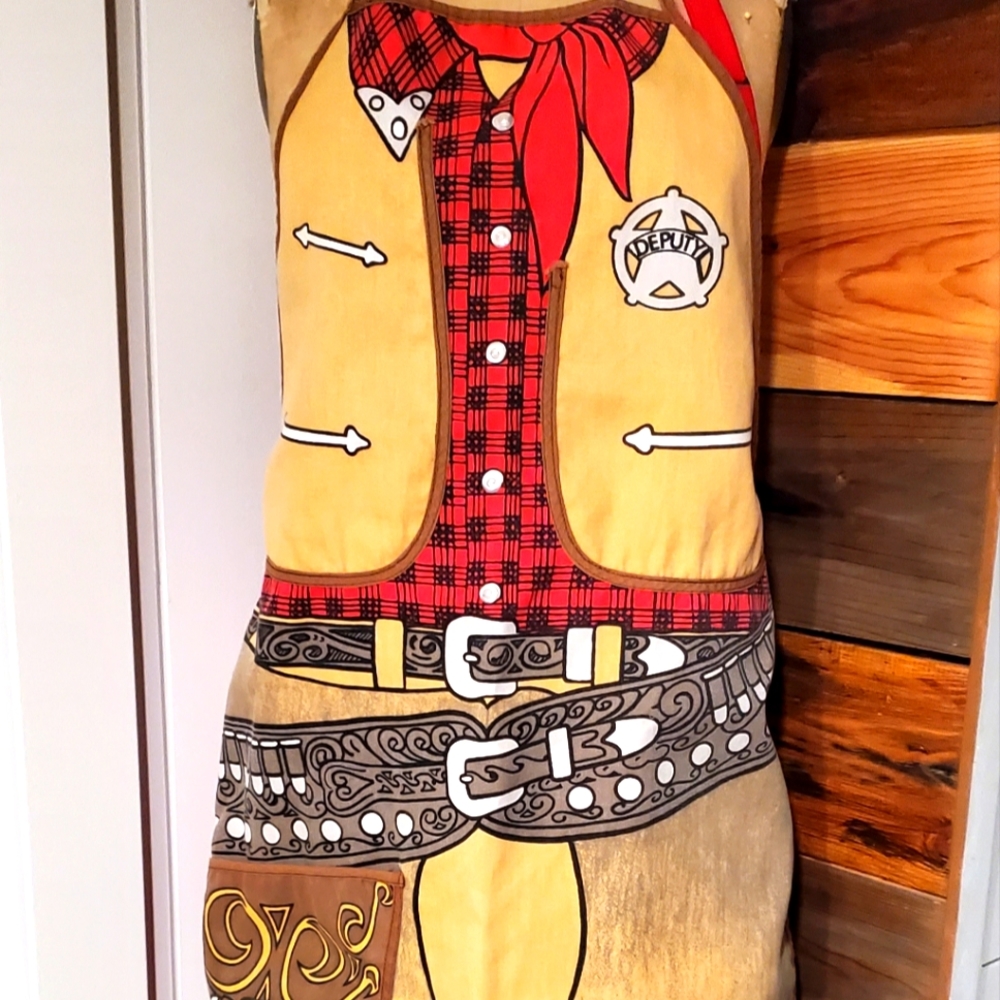 Vintage Chefs Apron Western Deputy